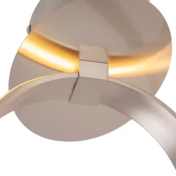 Design plafondlamp staal dimbaar incl. LED - Viola Due