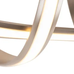 Design plafondlamp staal dimbaar incl. LED - Viola Due