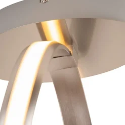 Design plafondlamp staal dimbaar incl. LED - Viola Due