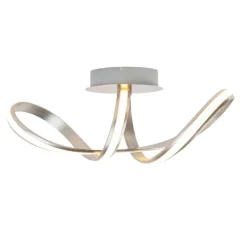 Design plafondlamp staal dimbaar incl. LED - Viola Due