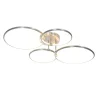 Design plafondlamp staal incl. LED 3-staps dimbaar 4-lichts - Joaniqa