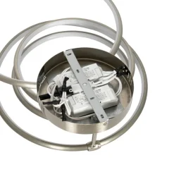 Design plafondlamp staal incl. LED 3-staps dimbaar 4-lichts - Joaniqa