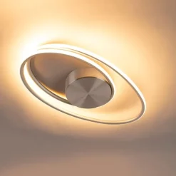 Design plafondlamp staal incl. LED 3 staps dimbaar- Rowan