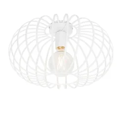 Design plafondlamp wit 39 cm - Johanna