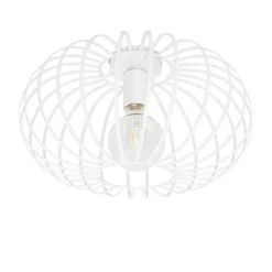 Design plafondlamp wit 39 cm - Johanna