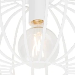 Design plafondlamp wit 39 cm - Johanna