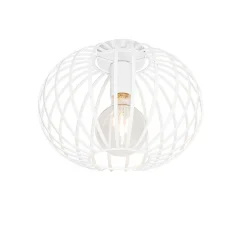 Design plafondlamp wit 30 cm - Johanna