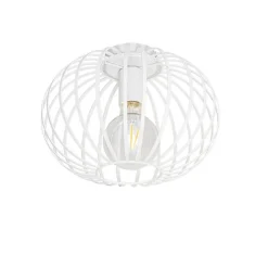 Design plafondlamp wit 30 cm - Johanna