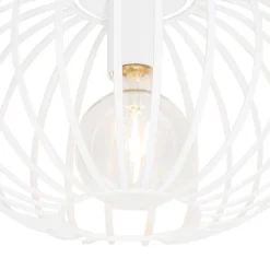 Design plafondlamp wit 30 cm - Johanna