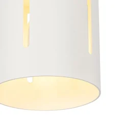 Design plafondlamp wit met lichteffect - Yana