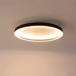 Design plafondlamp zwart incl. LED - Daniela