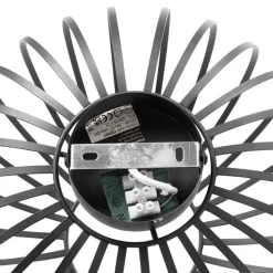 Design plafondlamp zwart 30 cm - Johanna