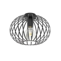 Design plafondlamp zwart 30 cm - Johanna