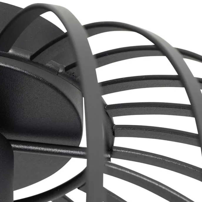 Design plafondlamp zwart 30 cm - Johanna