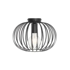 Design plafondlamp zwart 30 cm - Johanna