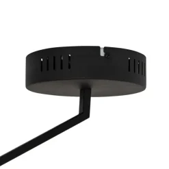 Design plafondlamp zwart incl. LED 3-staps dimbaar - Anello