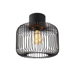 Design plafondlamp zwart draad 31,5cm - Baya