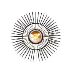 Design plafondlamp zwart draad 31,5cm - Baya