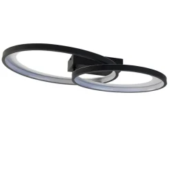 Design plafondlamp zwart incl. LED - Alexandra