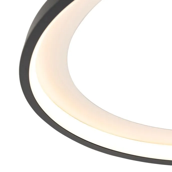 Design plafondlamp zwart incl. LED - Alexandra