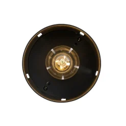 Design plafondlamp zwart met lichteffect - Yana