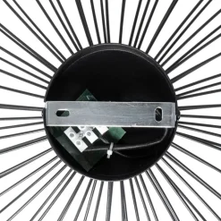 Design plafondlamp zwart met dubbel kap 66cm - Pua