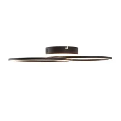 Design plafondlamp zwart incl. LED 3-staps dimbaar - Veni