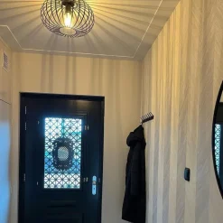 Design plafondlamp zwart 39 cm - Johanna