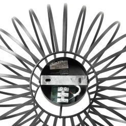 Design plafondlamp zwart 39 cm - Johanna