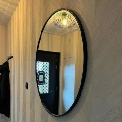 Design plafondlamp zwart 39 cm - Johanna