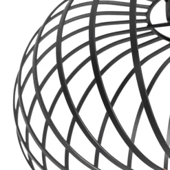 Design plafondlamp zwart 39 cm - Johanna