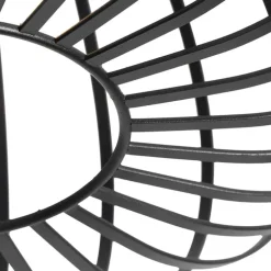 Design plafondlamp zwart 39 cm - Johanna