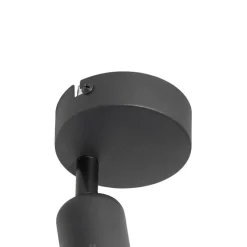 Design plafondlamp zwart met goud - Noud