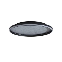 Design plafondlamp zwart met vilt incl. LED 3-staps dimbaar - Xavi Felt