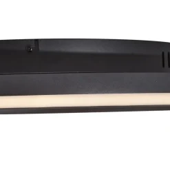 Design plafondlamp zwart met vilt incl. LED 3-staps dimbaar - Xavi Felt