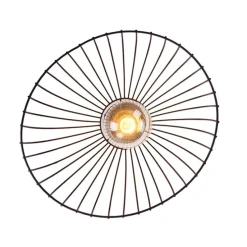 Design plafondlamp zwart 29 cm - Pua