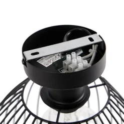 Design plafondlamp zwart 29 cm - Pua