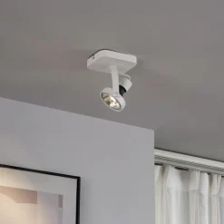 Design plafondspot wit GU10 70mm draai- en kantelbaar - Vo