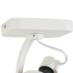 Design plafondspot wit GU10 70mm draai- en kantelbaar - Vo