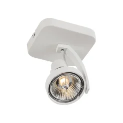 Design plafondspot wit GU10 70mm draai- en kantelbaar - Vo