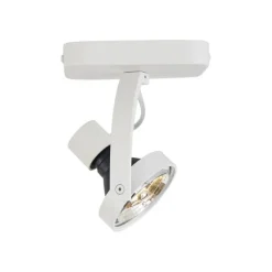 Design plafondspot wit GU10 70mm draai- en kantelbaar - Vo