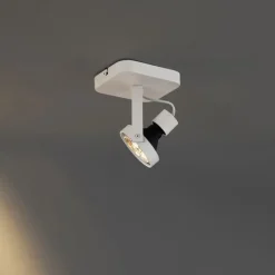 Design plafondspot wit GU10 70mm draai- en kantelbaar - Vo
