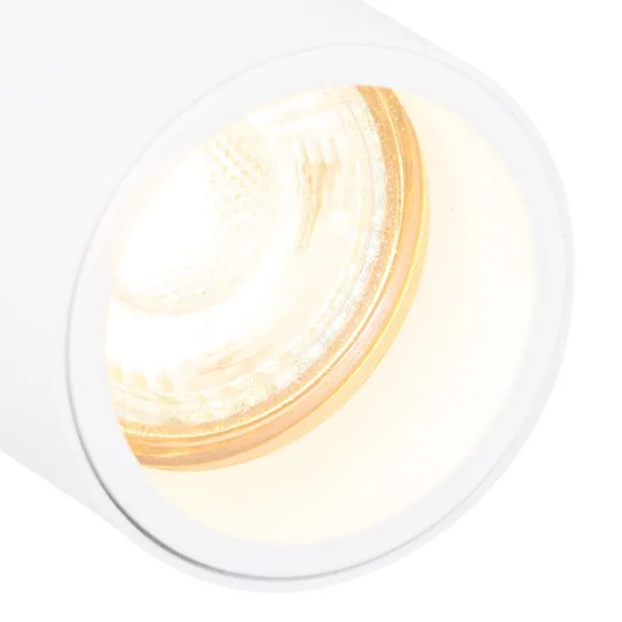 Design plafondspot wit kantelbaar GU10 50mm - Michael