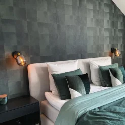 Design plafondspot zwart met goud met smoke glas - Zuzanna