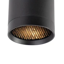 Design plafondspot zwart kantelbaar GU10 50mm - Scopio Honey