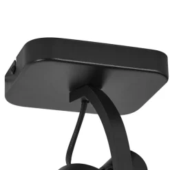 Design plafondspot zwart GU10 70mm draai- en kantelbaar - Vo