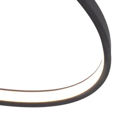 Design plafonnière antraciet incl. LED 3-staps dimbaar - Axy