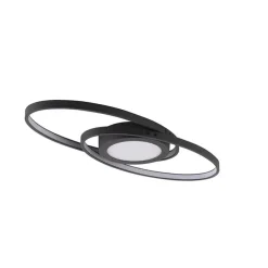 Design plafonnière antraciet incl. LED 3-staps dimbaar - Axy