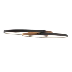 Design plafonnière antraciet incl. LED 3-staps dimbaar - Axy