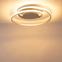 Design plafonnière staal incl. LED 3-staps dimbaar - Krula